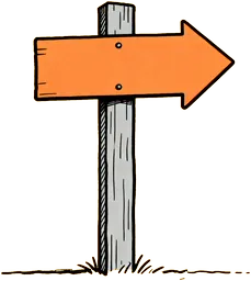 A signpost pointing the way